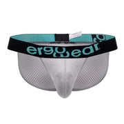 ErgoWear Bikini Brief MAX Mesh Pouch Low - Rise Briefs Light Gray 13927