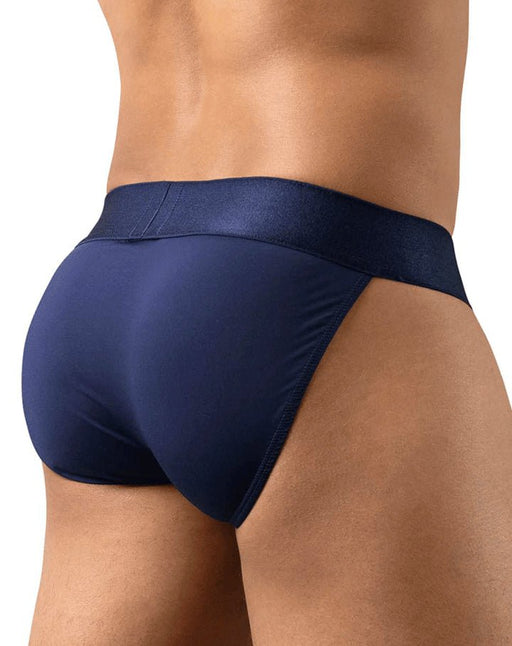 ErgoWear Bikini Briefs MAX Bold Stretchy Soft Tanga - Brief Pouch in Navy 1739 1392