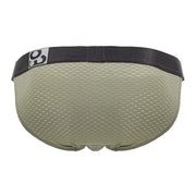 ErgoWear Bikini Briefs MAX Flow 3D Pouch Micro - Perforated Brief Smoke Green 16787