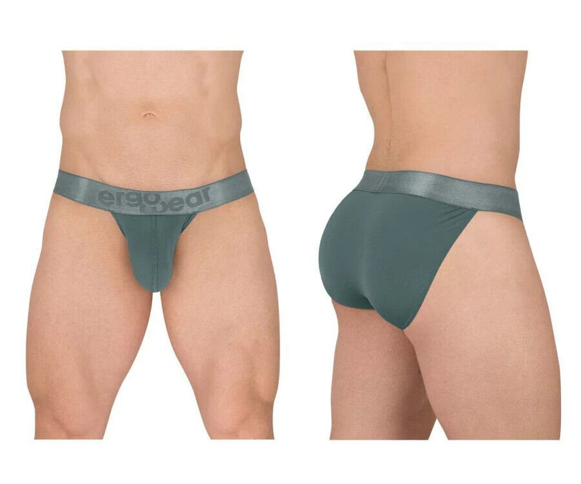 ErgoWear Bikini Briefs MAX XX Stretchy Elastic Low - Rise Brief Light Teal 1626 - SexyMenUnderwear.com