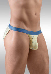 ErgoWear Bikini Briefs SLK SE Soft Micro Mesh 3D - Pouch in Vanilla Birds 1769 842