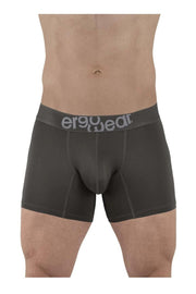 ErgoWear Boxer HIP Trunks Low - Rise Stretchy Boxer Seamed Pouch Shark Gray 1495 - SexyMenUnderwear.com