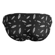 ErgoWear FEEL SW Swim Briefs Roomy Pouch Bikini - Cut in Black - Surfboard 17635