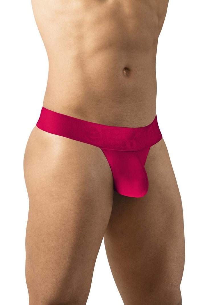ErgoWear G - String MAX Bold Stretch Thong With Supportive Pouch in Red 1742 1391