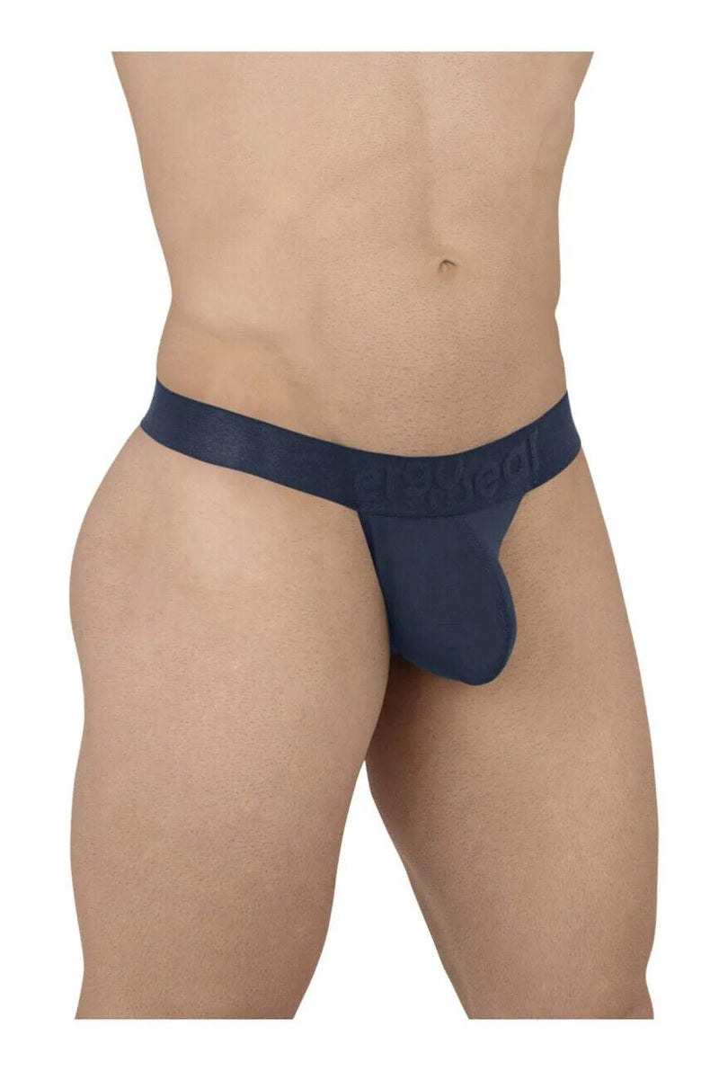 ErgoWear G - String MAX XX Stretchy Elastic Thongs in Dark Blue 16331