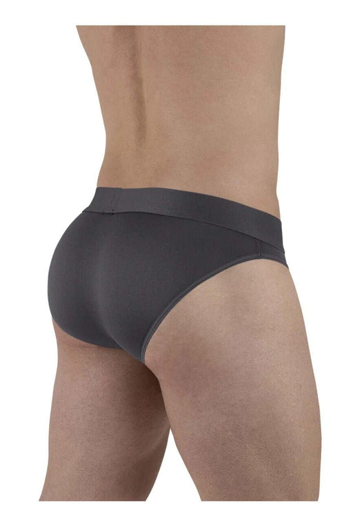 ErgoWear HIP Bikini Brief Stretchy Low - Rise Briefs Seamed Pouch Shark Gray 14942