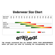 ErgoWear Long Boxer Briefs MAX Bold Stretchy Mid - Cut Boxer in Red 1745 107