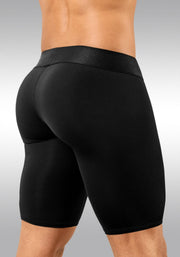 ErgoWear Long Boxer MAX BOLD Bikers Athletic Shorts in Black 1783 1402