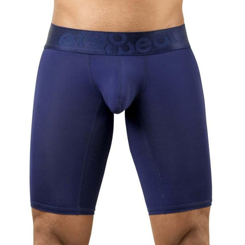 ErgoWear Long Boxer MAX BOLD Bikers Athletic Shorts in Dark Blue 1781 1412