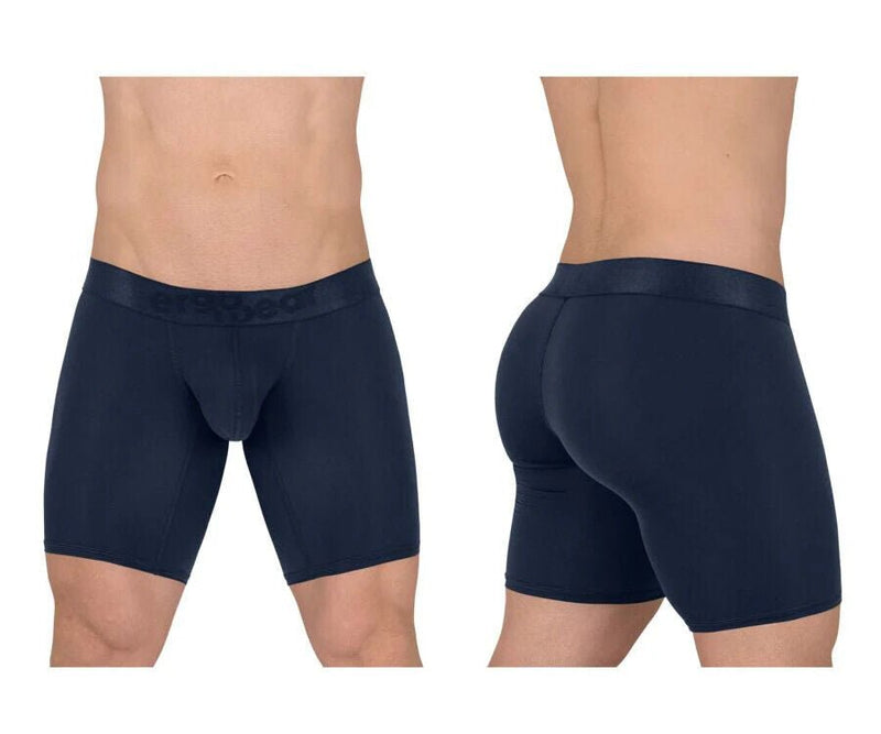 ErgoWear Long Boxer MAX XX MidCut Stretchy Long Boxer Dark Blue 16365