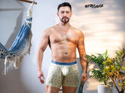 ErgoWear Long Boxer SLK SE Midcut Soft Micro Mesh 3D Pouch Vanilla Birds 1771 893