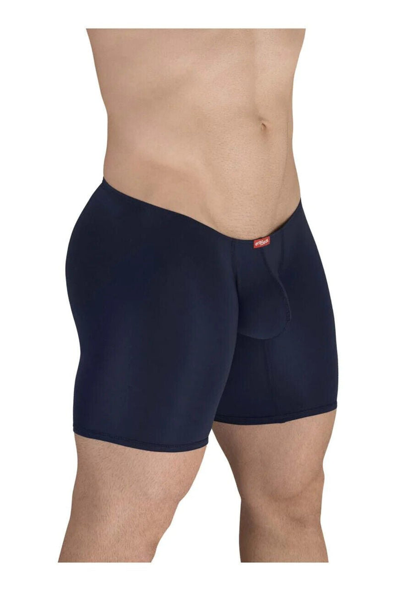 ERGOWEAR Long Boxer X4D Seamed Pouch Mid - Cut Blue Navy 1602 922