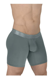 ErgoWear Long Length Boxer Briefs MAX XX Stretchy Mid - Cut Light Teal 16283