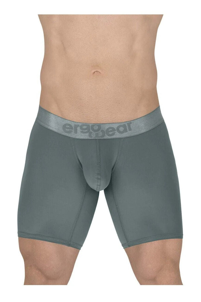 ErgoWear Long Length Boxer Briefs MAX XX Stretchy Mid - Cut Light Teal 16284