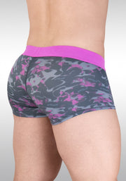 ErgoWear MAX SE Camo Boxer Trunk 3D Pouch Micro Mesh Stretch Pink 1716 1273