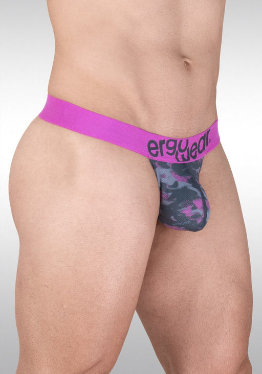ErgoWear MAX SE Camo G - String 3D Pouch Micro Mesh Stretch Thong in Pink 1714 1292