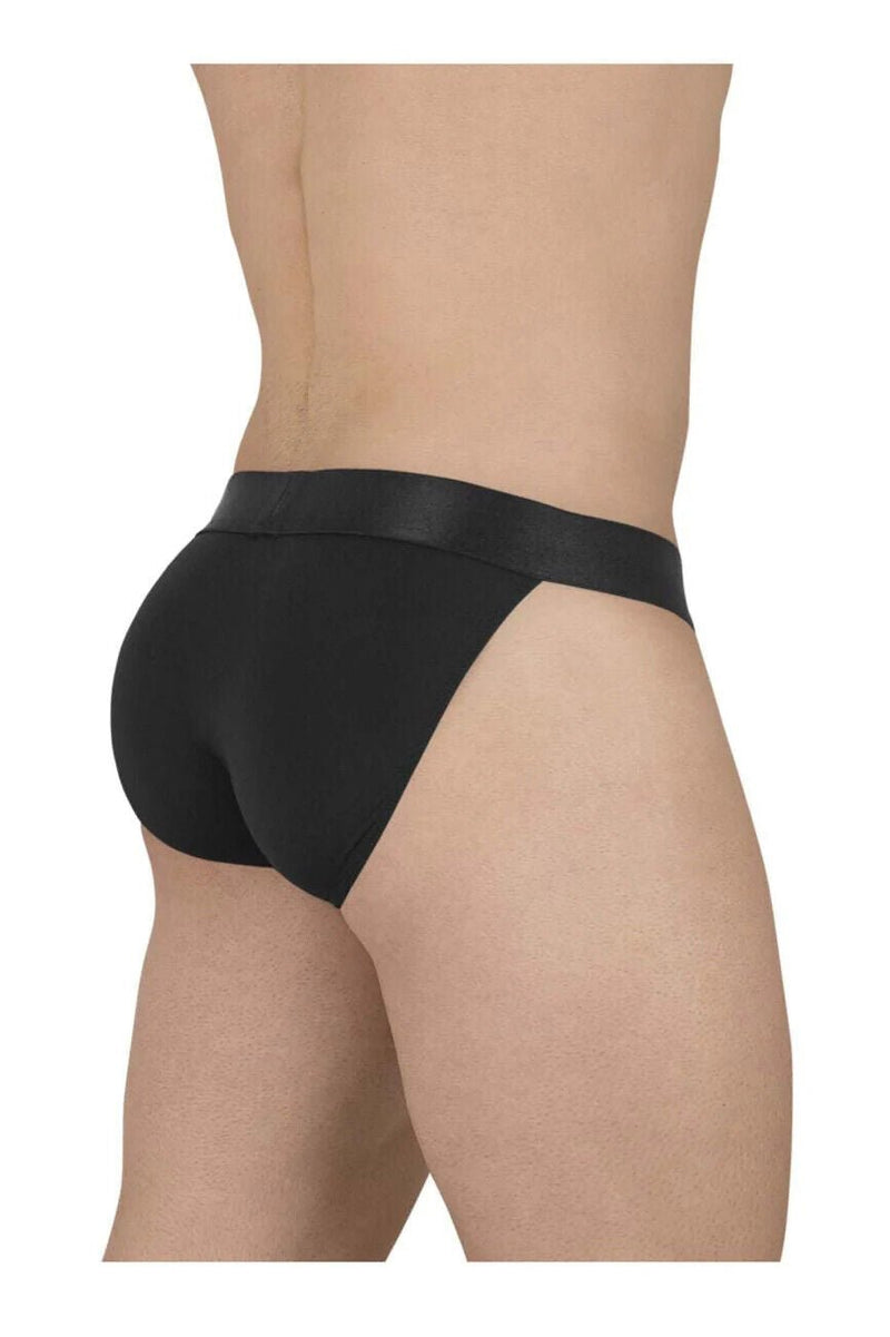 ErgoWear MAX XX Bikini Briefs Elastic Stretchy Low - Rise Brief Black 16183