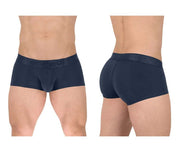 ErgoWear MAX XX Boxer Trunks Stretch Short Length Boxer in Dark Blue 1635 - SexyMenUnderwear.com