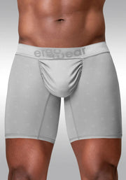 ErgoWear Micro Mesh Boxer Briefs FEEL SE Mid - Cut Long Boxer in Silver 1761 1101