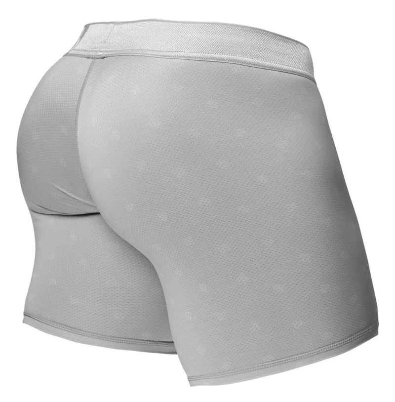 ErgoWear Micro Mesh Boxer Briefs FEEL SE Mid - Cut Long Boxer in Silver 1761 1106