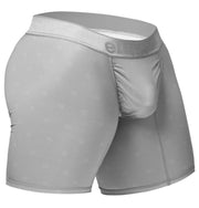 ErgoWear Micro Mesh Boxer Briefs FEEL SE Mid - Cut Long Boxer in Silver 1761 1104