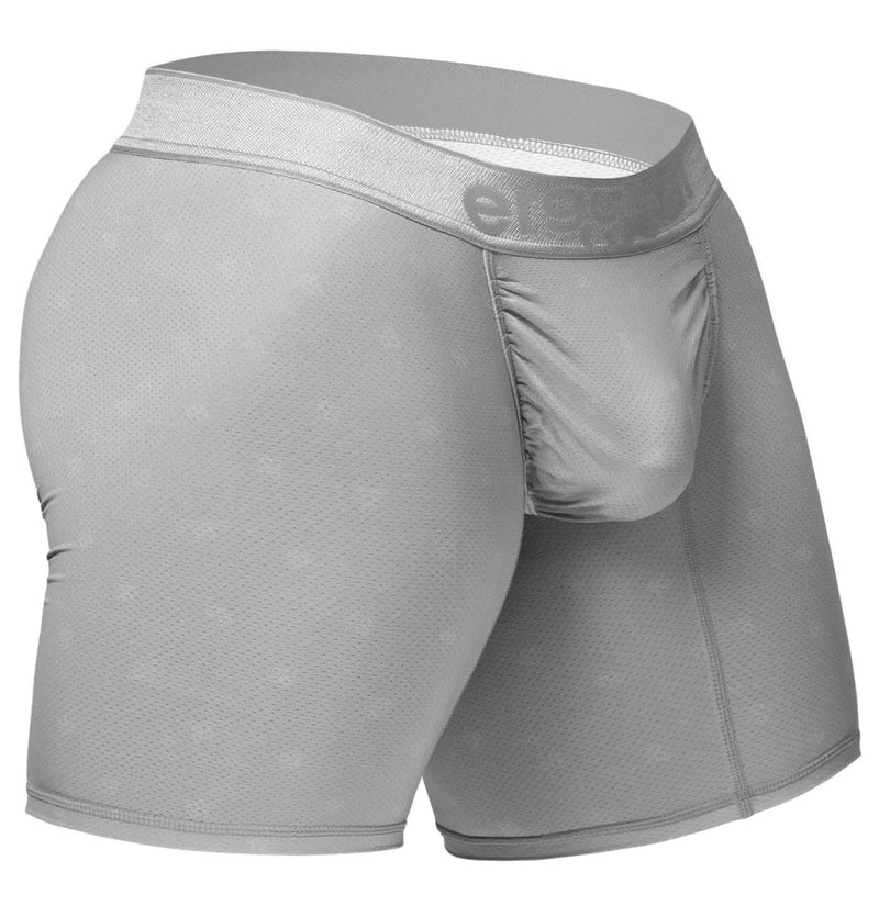 ErgoWear Micro Mesh Boxer Briefs FEEL SE Mid - Cut Long Boxer in Silver 1761 1104