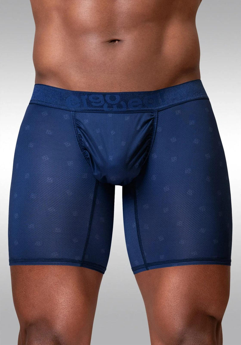 ErgoWear Micro Mesh Long Boxer FEEL SE MidCut Adaptable Pouch Navy Blue 1753 1104