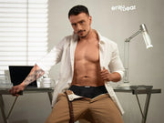 ErgoWear Mid - Cut Boxer Briefs Feel GR8 Cotton Long Boxer in Classic Black 17294