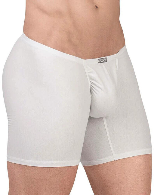ErgoWear MidCut Cotton Long Boxer Briefs FEEL GR8 in White 1737 1241