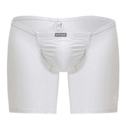 ErgoWear MidCut Cotton Long Boxer Briefs FEEL GR8 in White 1737 1245