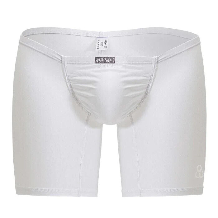 ErgoWear MidCut Cotton Long Boxer Briefs FEEL GR8 in White 1737 1245
