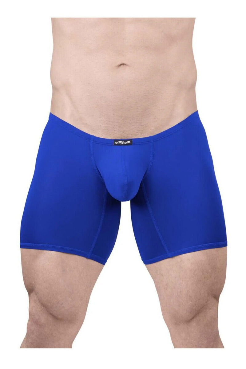 ErgoWear MidCut X4D Long Boxer Briefs 3D Seamed Pouch in Royal Blue 17103