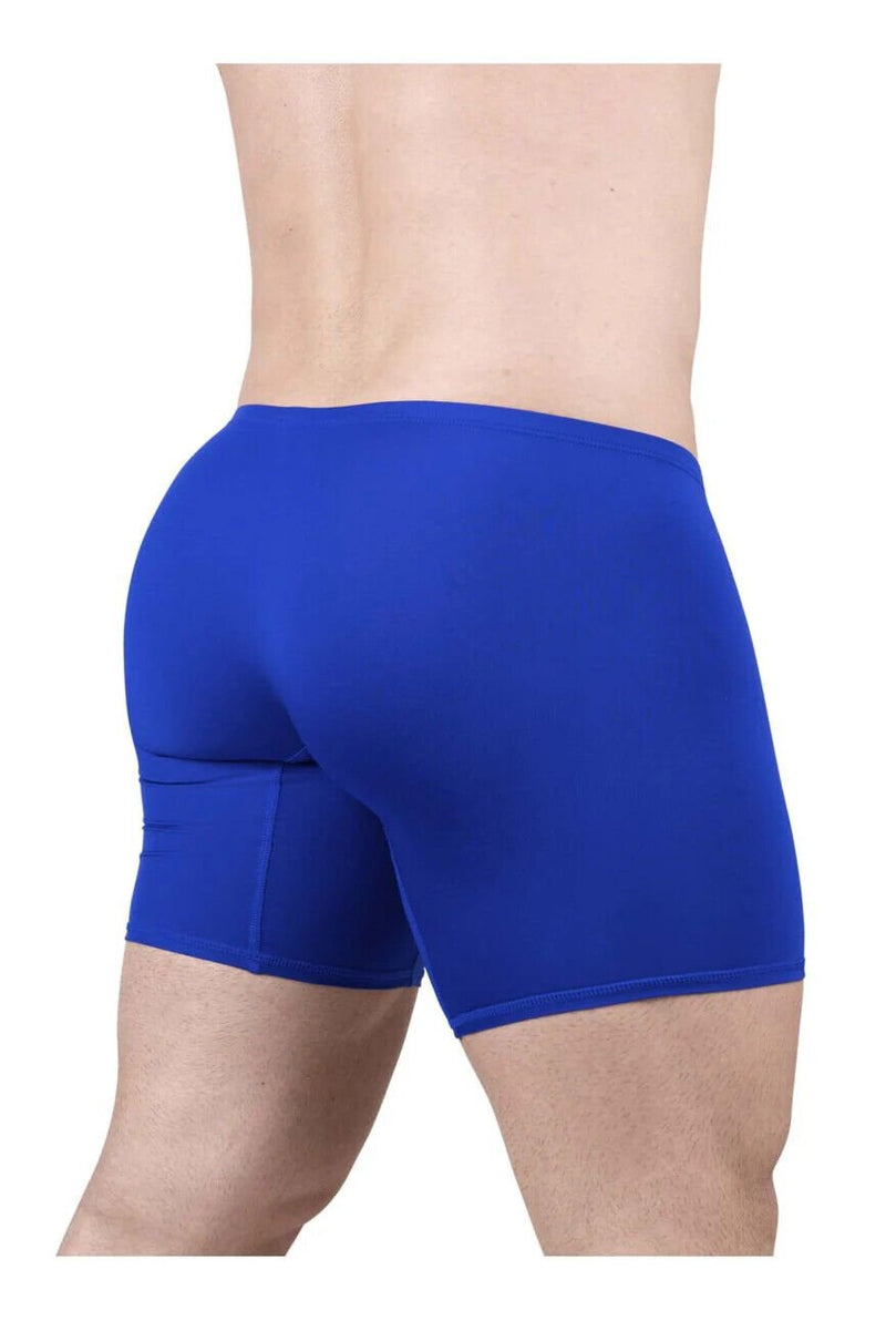 ErgoWear MidCut X4D Long Boxer Briefs 3D Seamed Pouch in Royal Blue 17104