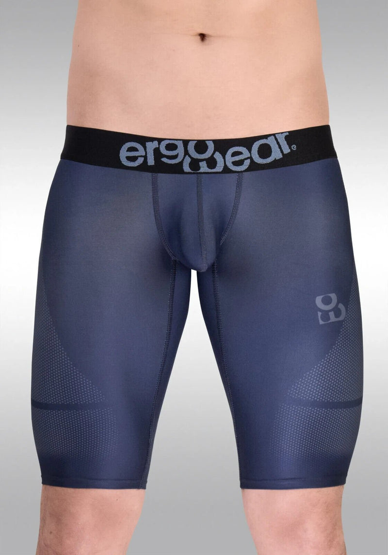 ErgoWear Sports Legging Biker Shorts MAX SE 3D Nose Shaped Pouch Dark Blue 16073