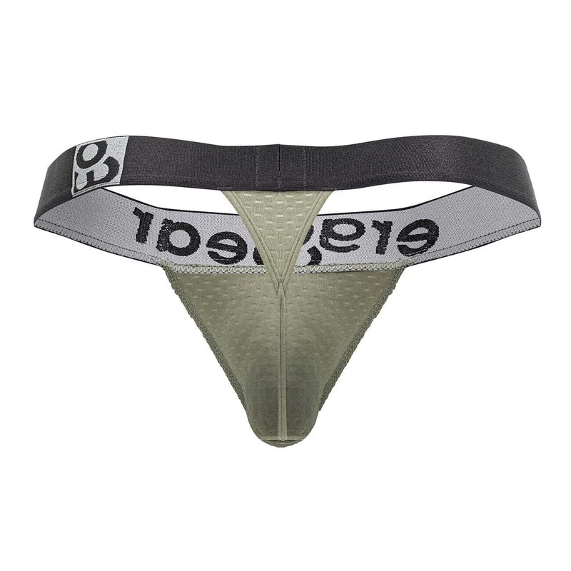 ErgoWear String MAX Flow 3D Pouch Micro - Perforated Thong Smoke Green 16772