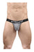 ErgoWear Thong MAX Flow 3D Pouch Micro - Perforated Mens String Gray 16825