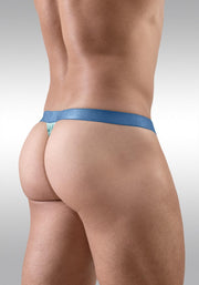 ErgoWear Thong SLK SE G - String 3D - Pouch in Soft Blue Frost Birds 1776 1144