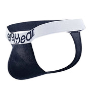 ErgoWear Thongs MAX Cotton Sports Edge Low - Rise Thong Navy Blue 1470 901