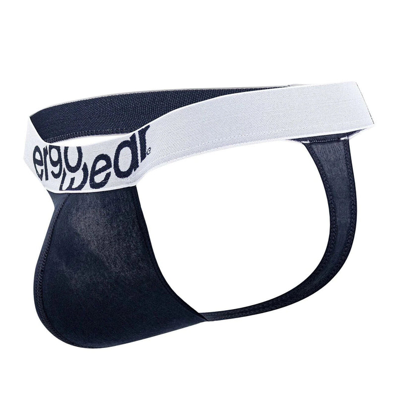 ErgoWear Thongs MAX Cotton Sports Edge Low - Rise Thong Navy Blue 1470 901