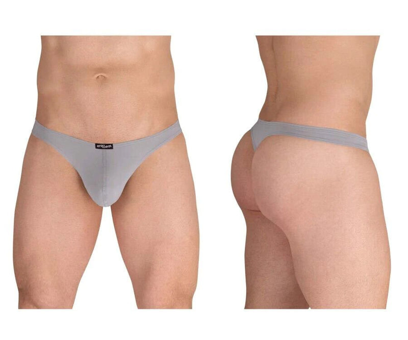 ErgoWear Thongs X4D Soft Microfibre Silver Gray Thong 1591 944