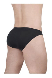 ErgoWear X4D Bikini Briefs Low - Rise Ergonomically Shaped Pouch in Black 17003