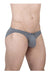 ErgoWear X4D Low Rise Bikini - Briefs Ergonomically Shaped Pouch in Gray 17043