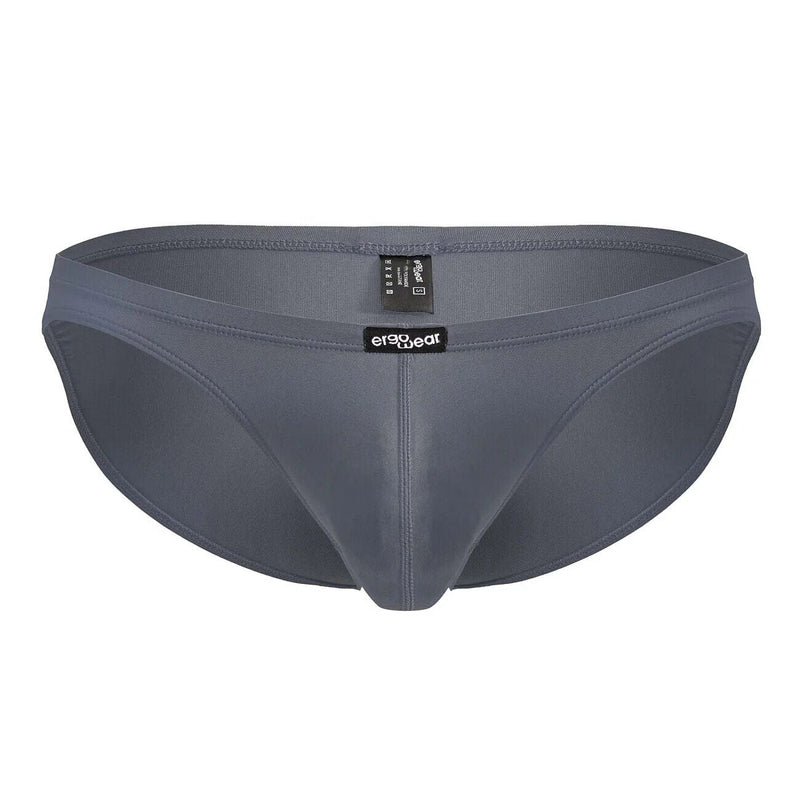 ErgoWear X4D Low Rise Bikini - Briefs Ergonomically Shaped Pouch in Gray 17045