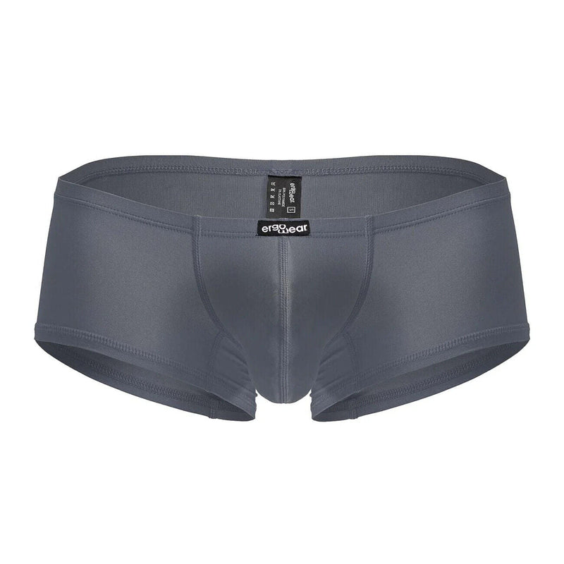 ErgoWear X4D Mini Boxer Trunks 3D - Seamed Pouch in Gray 17056