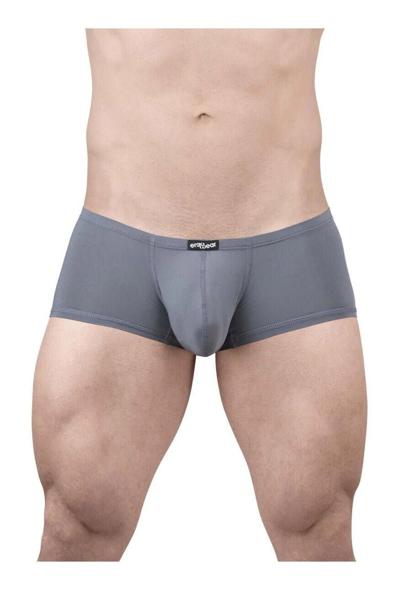 ErgoWear X4D Mini Boxer Trunks 3D - Seamed Pouch in Gray 17053