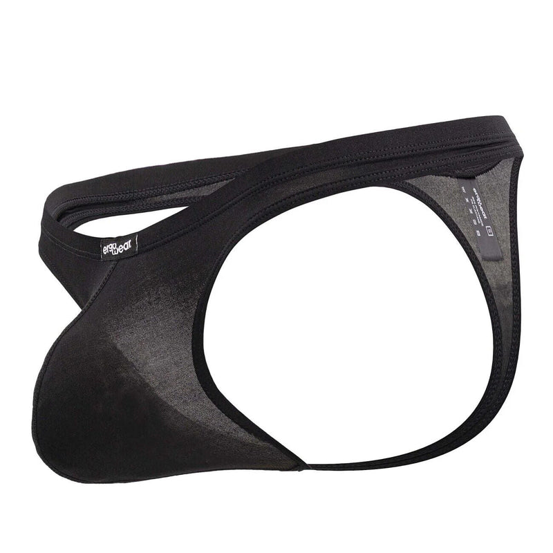 ErgoWear X4D Thongs Quick Dry and Resilient Soft Thong in Black 16993