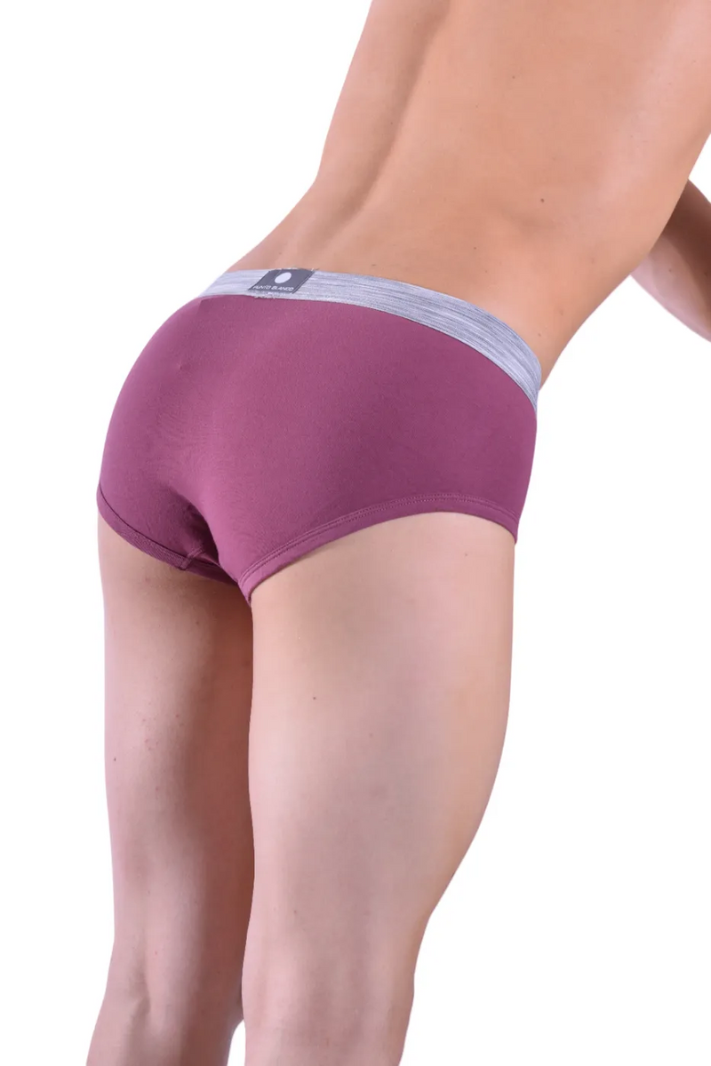 Punto Blanco Brief Sporty Slip Cotton Comfy Slip Burgundy 3420 21