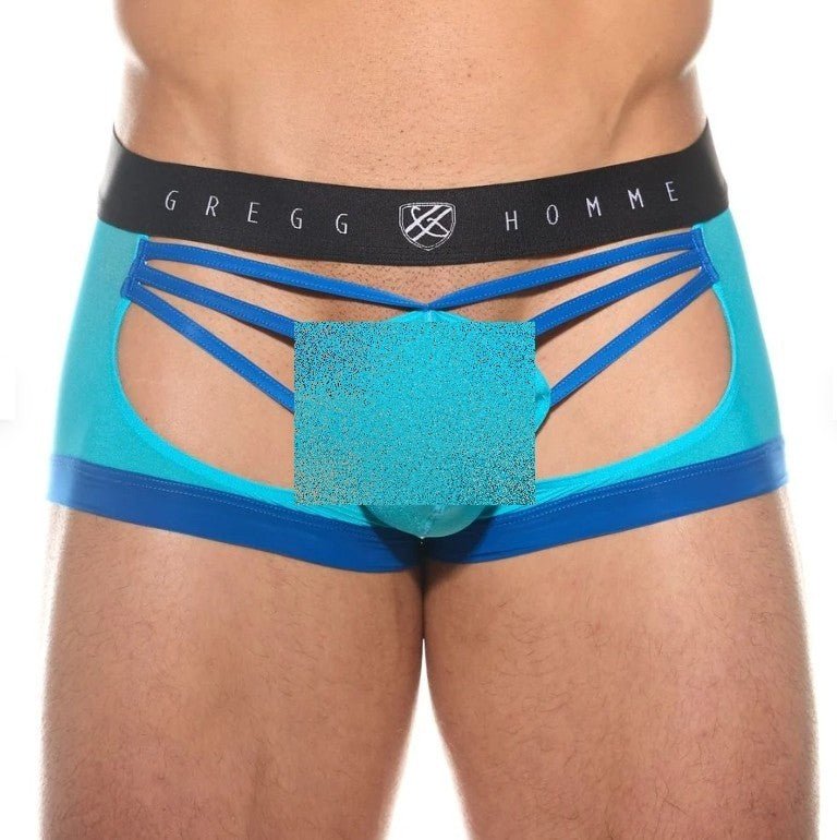 Gregg Homme Boxer SLINGSHOT Sheer Boxer Briefs in Aqua 200205 G585