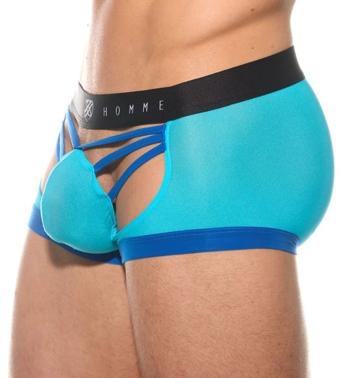Gregg Homme Boxer SLINGSHOT Sheer Boxer Briefs in Aqua 200205 G584
