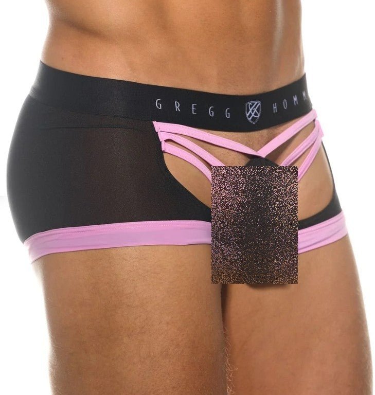 Gregg Homme Boxer SLINGSHOT Sheer Boxer Briefs in Black 200205 G991
